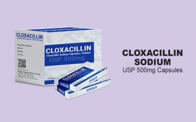 New Launch: Cloxacillin Sodium USP 500mg Capsules